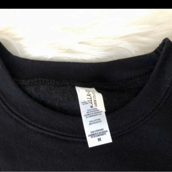 GRL PWR (Girl Power) cropped sweatshirt. Trendy/Super Cute/Size M - Picture 3 of 5